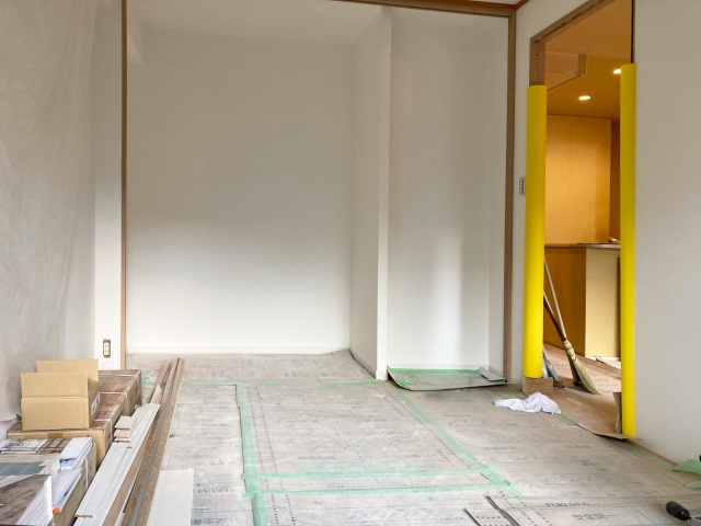 床・クロス工事